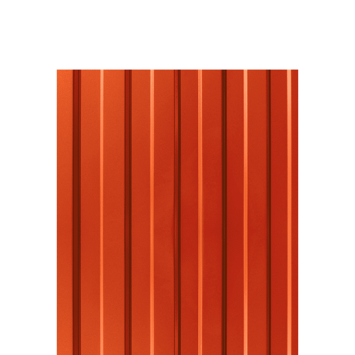 Профлист (профнастил) С8 0,3 RAL-2004 оранжевый